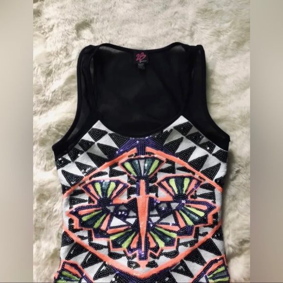 Sequenced Bebe Dress - Picture 1 of 12